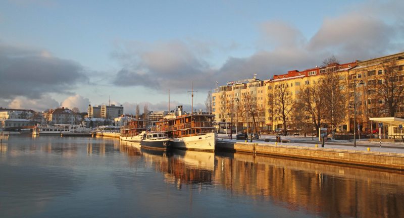 Savonlinna satama talvella